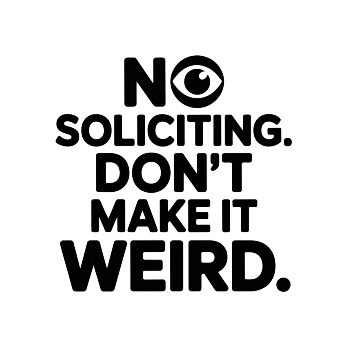 No Soliciting
