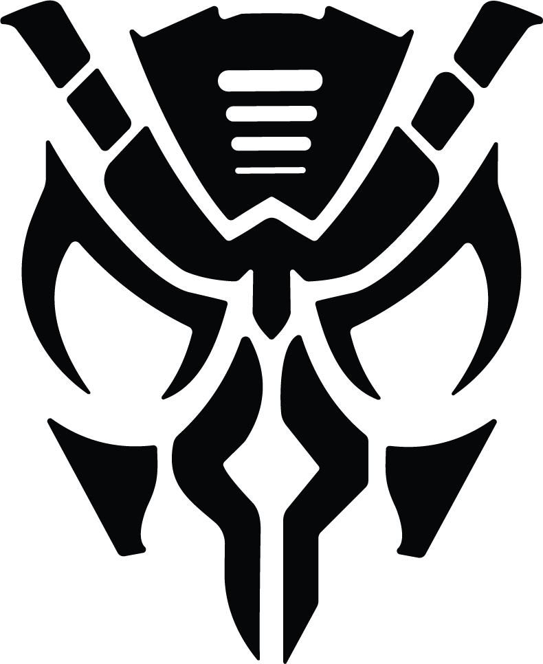 Predacon Face Vinyl Sticker