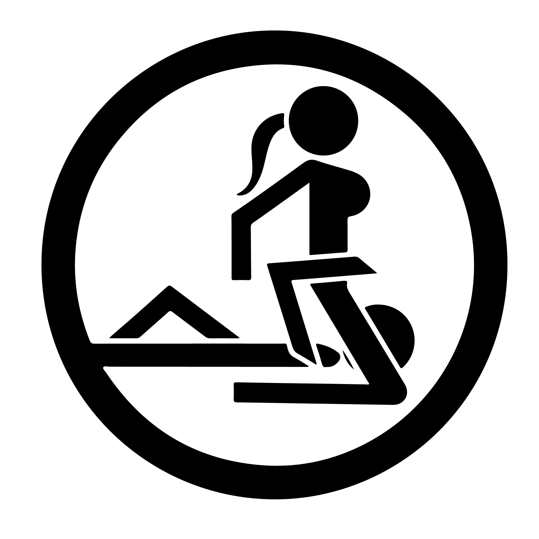Cowgirl riding adult humor sticker