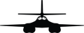 B-1 Lancer Silhouette Sticker