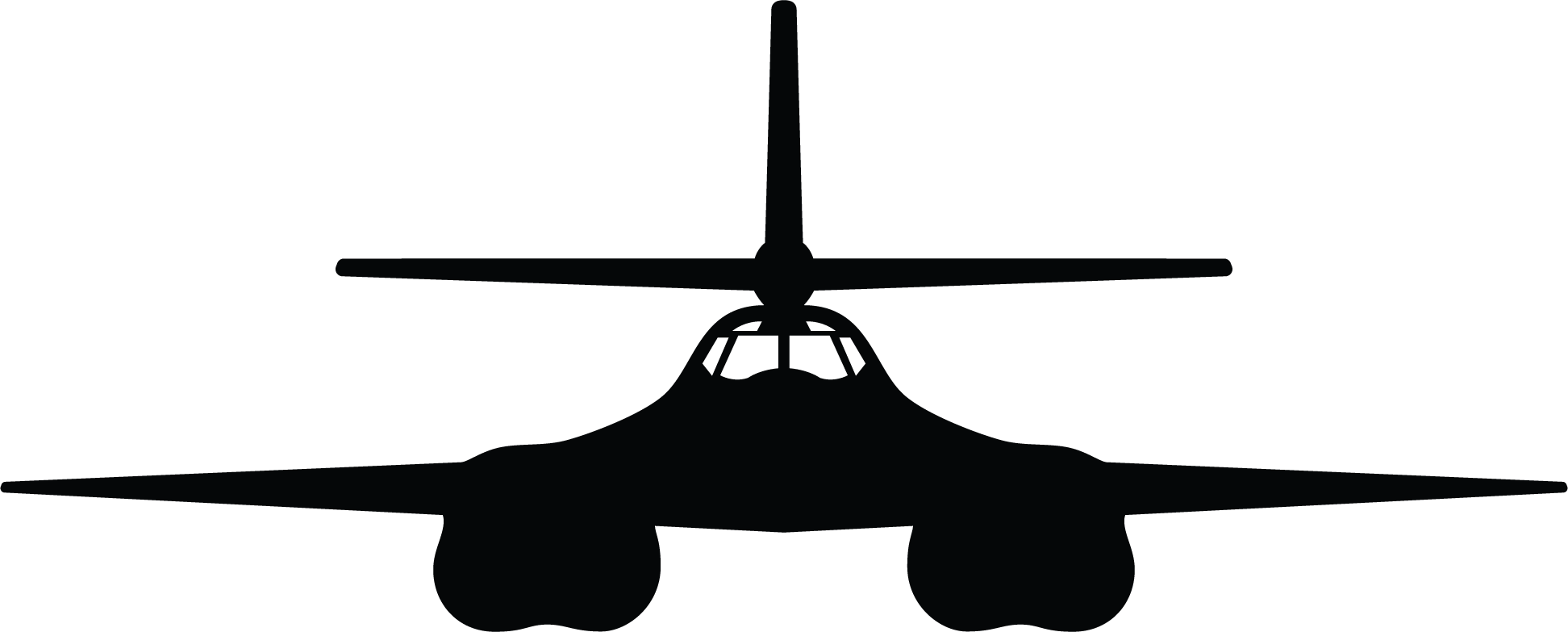 B-1 Lancer Silhouette Sticker