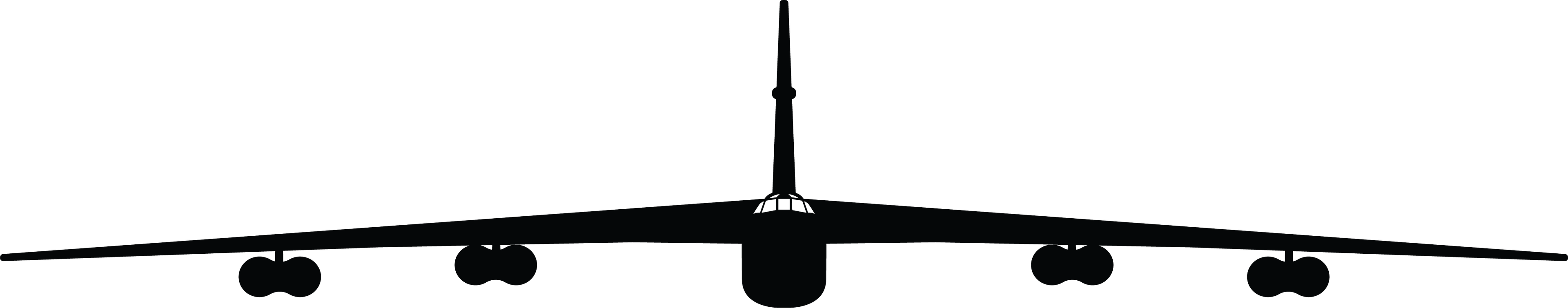B-52 Stratofortress Silhouette Sticker
