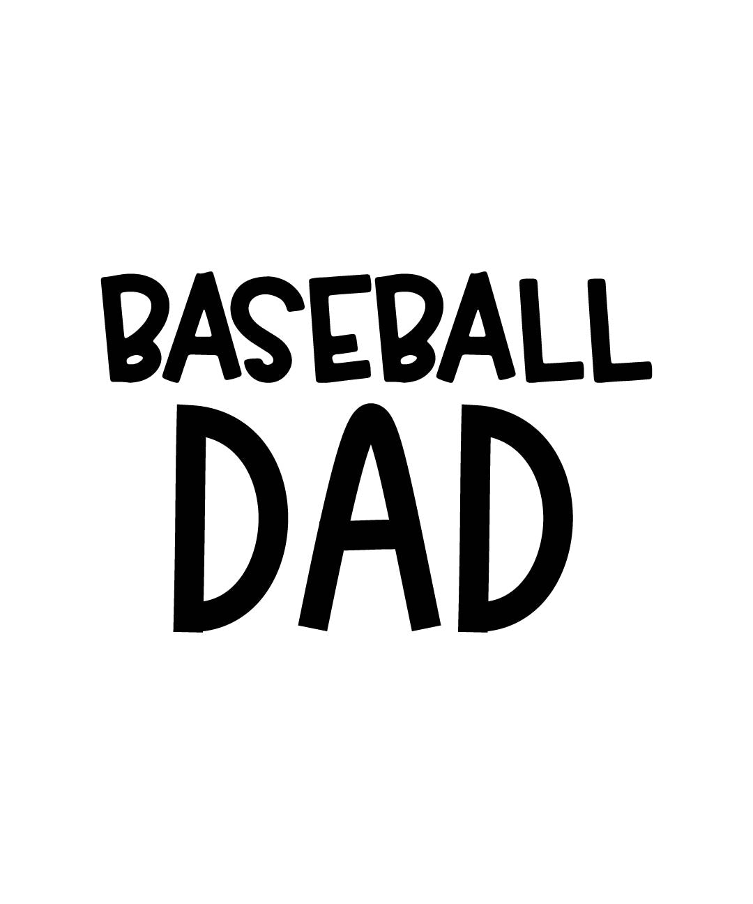 Baseball Dad 2 vinyl sticker