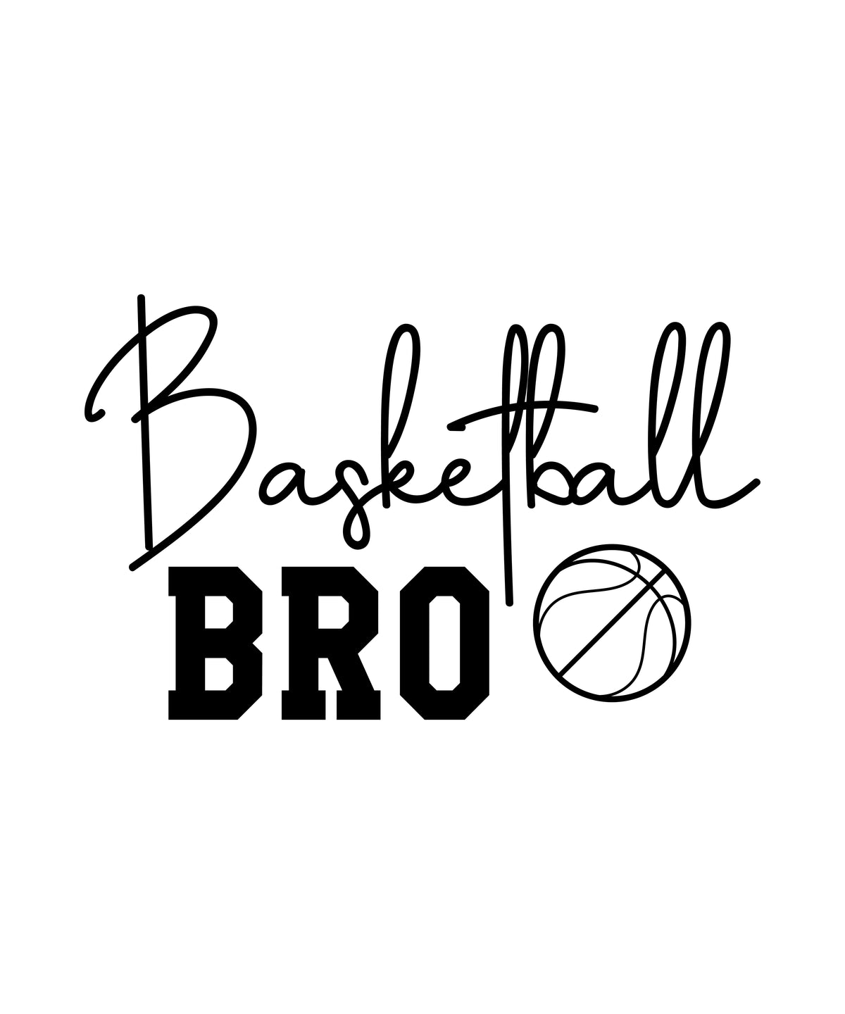 Basketball Bro vinyl sticker