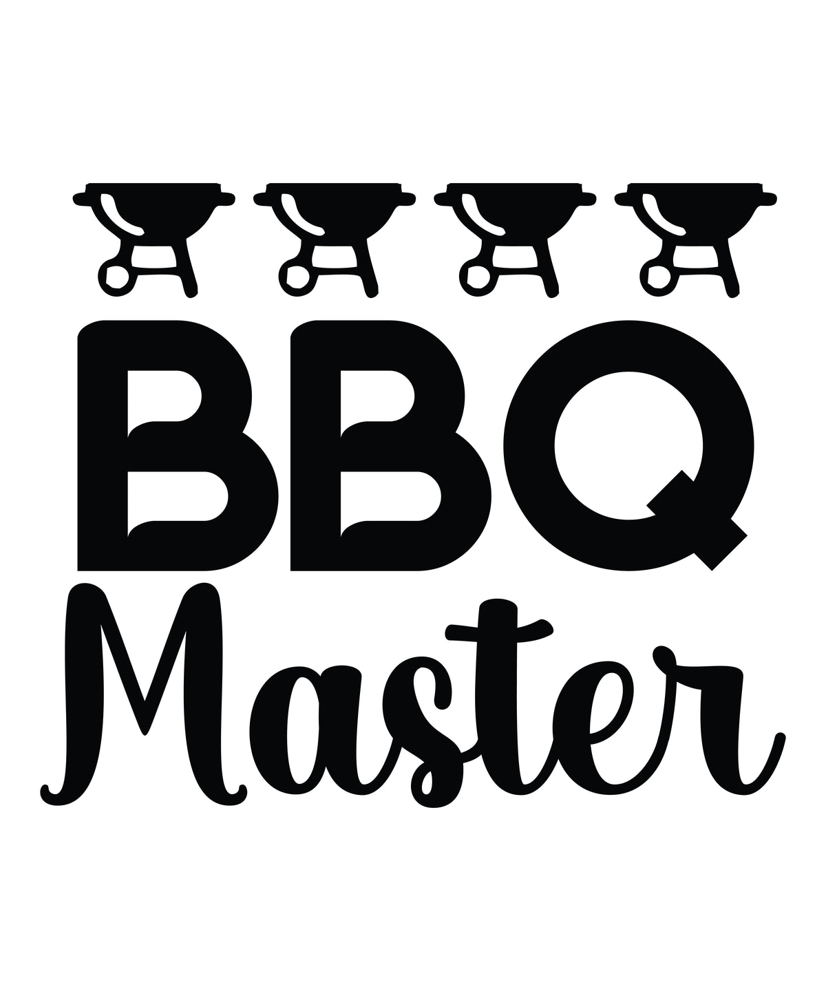 BBQ Master 2 vinyl sticker