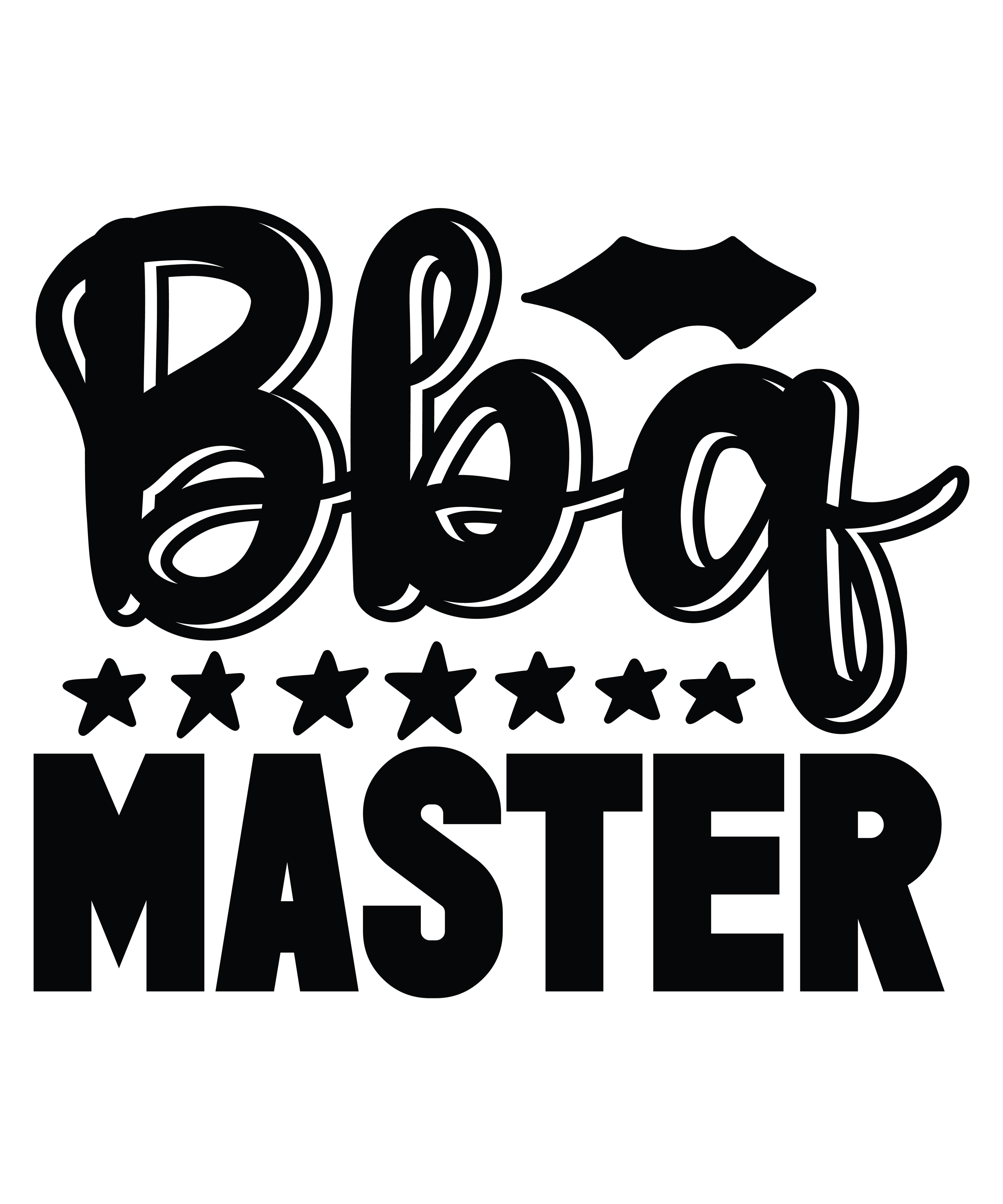 BBQ Master 3 vinyl sticker