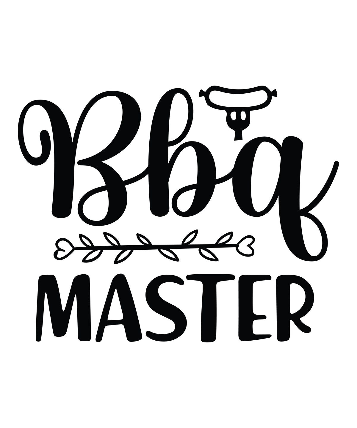 BBQ Master 4 vinyl sticker
