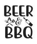 Beer & BBQ 3 vinyl sticker