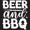 Beer and BBQ vinyl decal