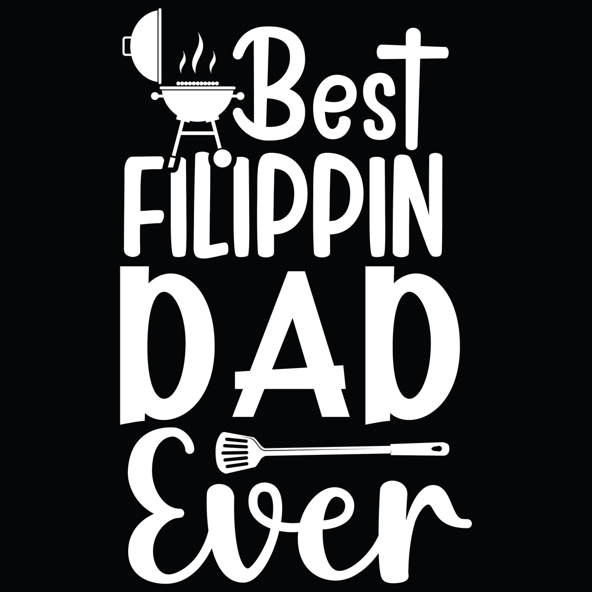 Best Filippin Dad Ever vinyl decal with grill and spatula