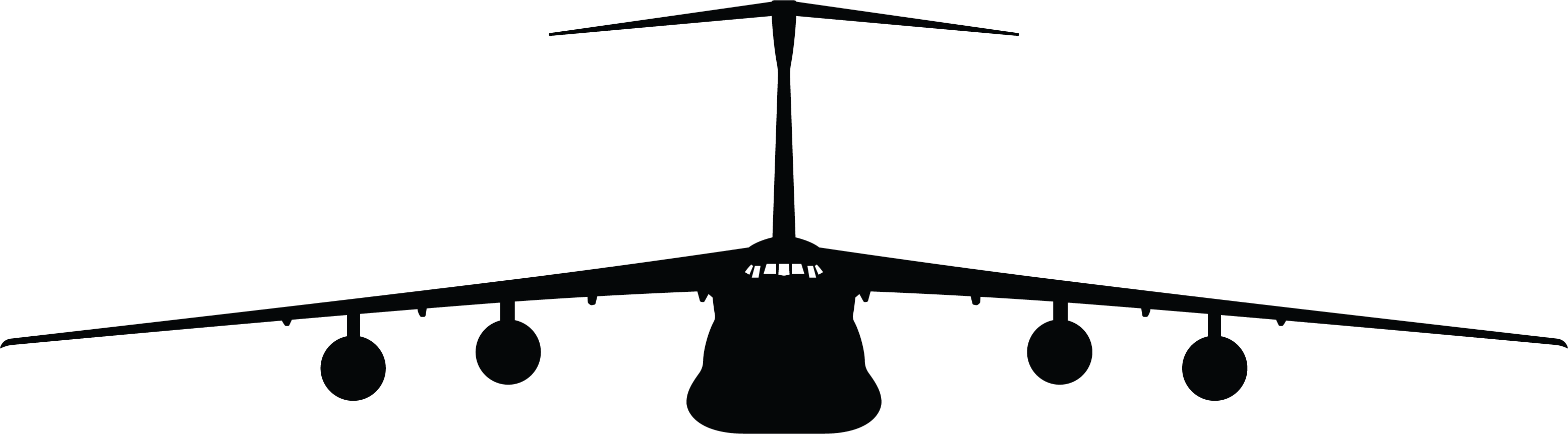 C-5 Galaxy Silhouette Sticker