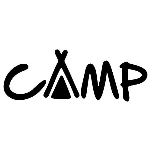 Camp Teepee Vinyl Decal