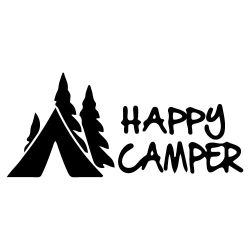 Happy Camper Vinyl Decal