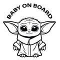 Baby On Board - Baby Yoda