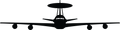 E-3 Sentry AWACS Silhouette Sticker