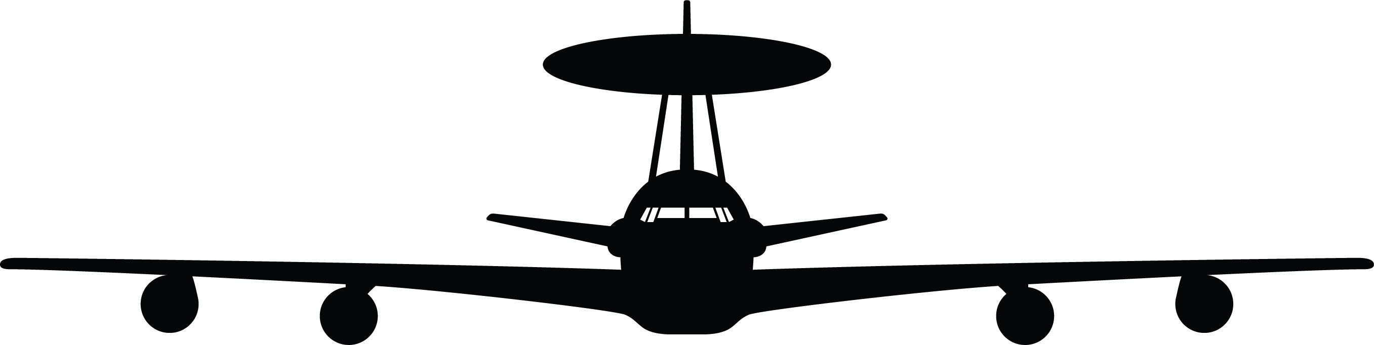 E-3 Sentry AWACS Silhouette Sticker