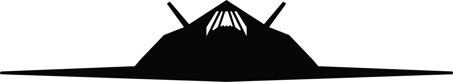 F-117 Nighthawk Silhouette Sticker