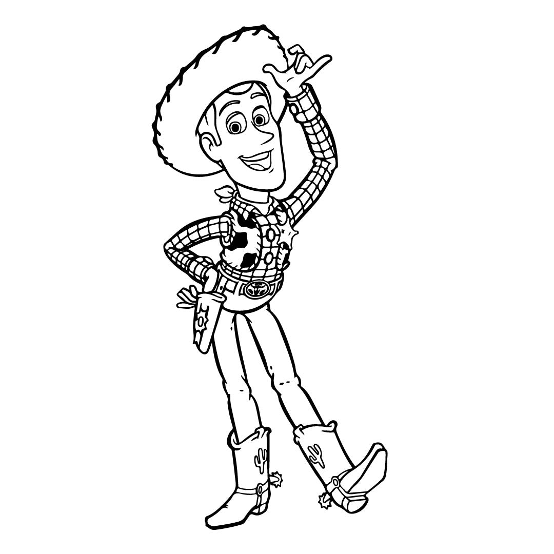 Woody Vinyl Sticker