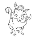 Pumbaa Vinyl Sticker