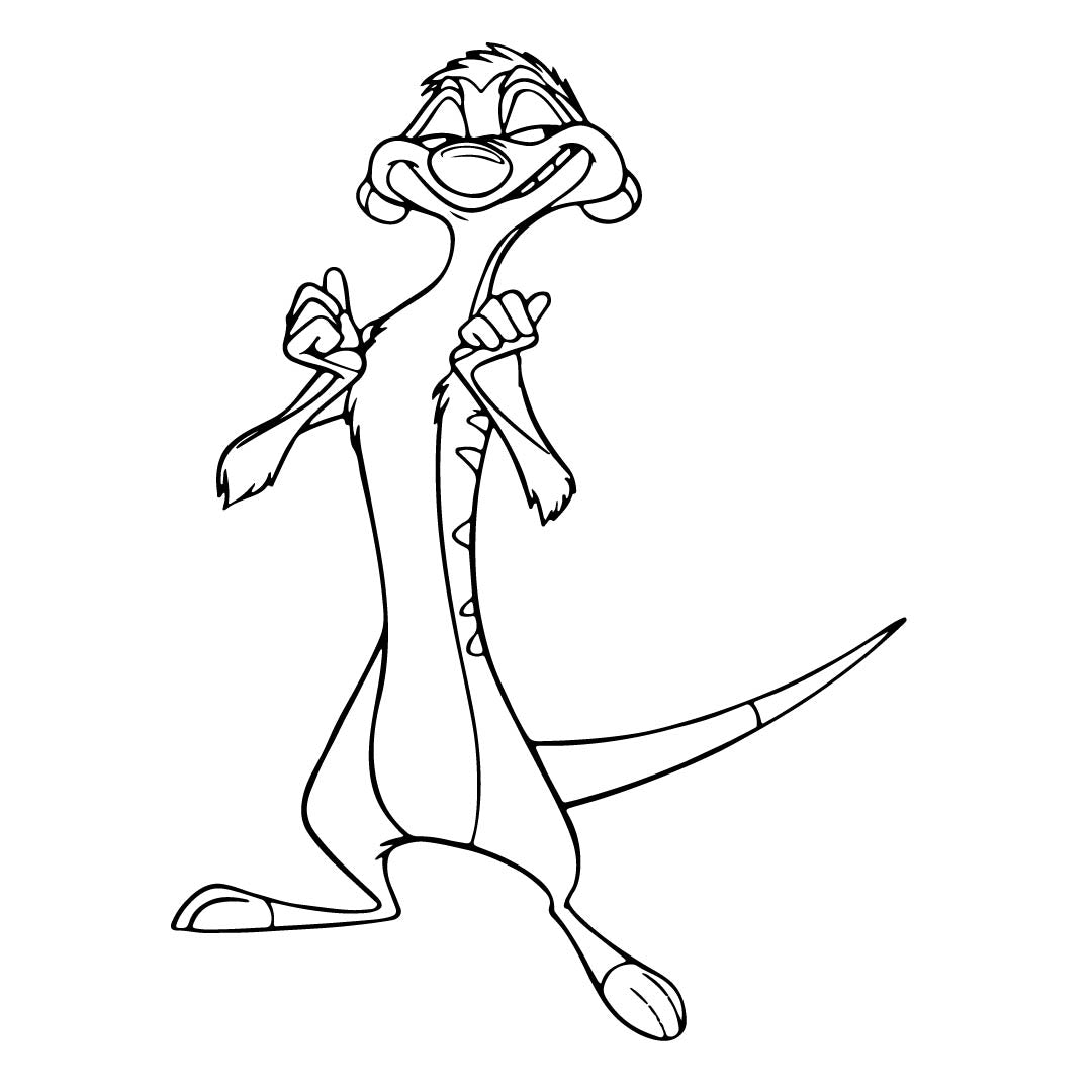 Timon Vinyl Sticker