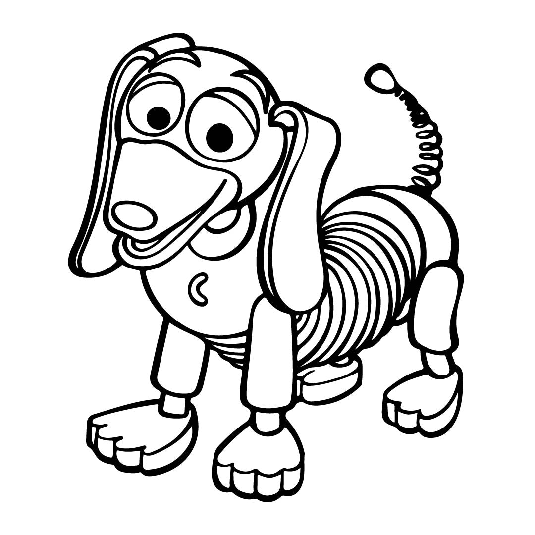 Slinky Dog Vinyl Sticker