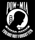 POW MIA You Are Not Forgotten vinyl sticker
