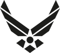 U.S. Air Force Wings Logo Sticker