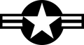 USAF Roundel Star & Bars Sticker