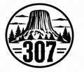307 Devils Tower Circle Decal