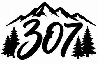 307 Script Mountain Pine Decal
