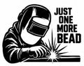 Just One More Bead vinyl decal