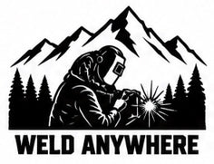 Weld Anywhere vinyl decal